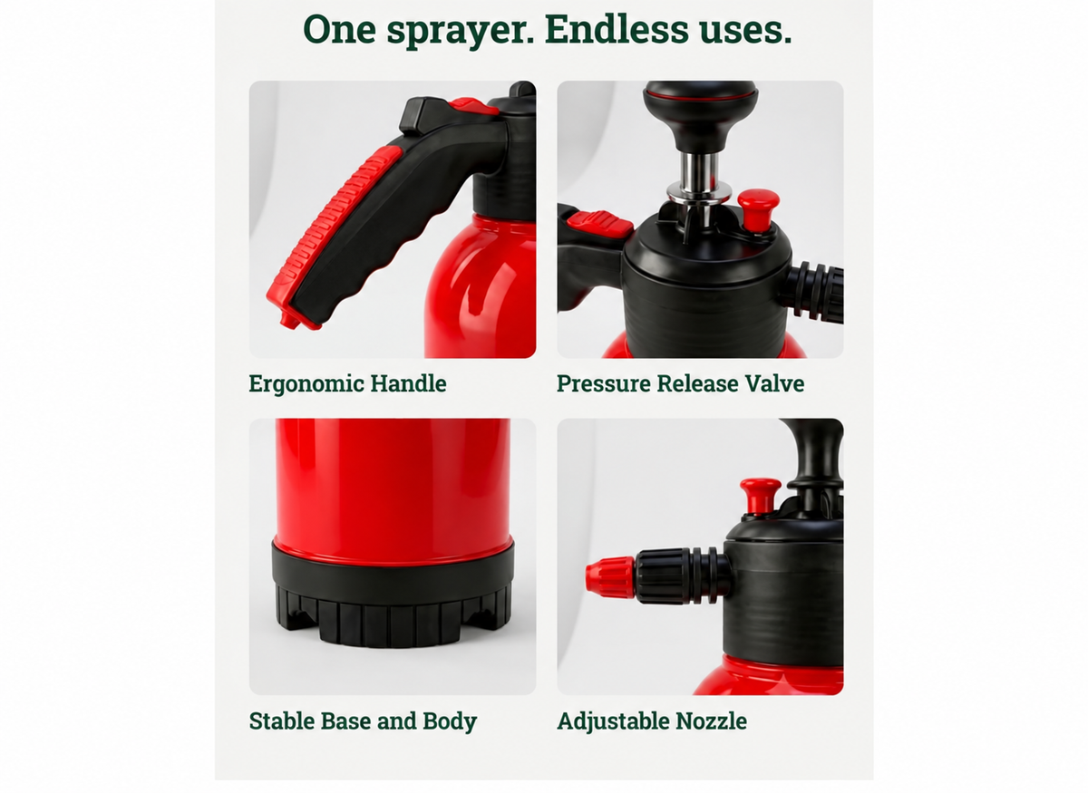 Pressure Foam Spray Bottle 2L